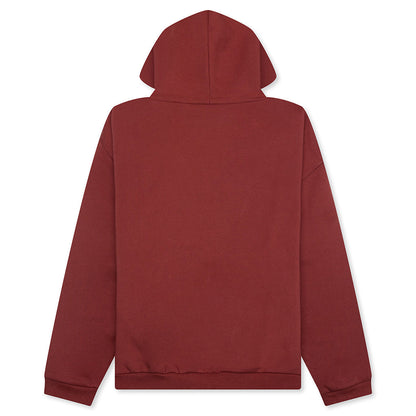 Fleece Hoodie - Crimson