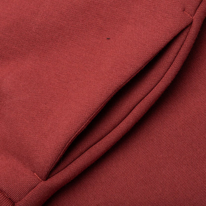 Fleece Hoodie - Crimson
