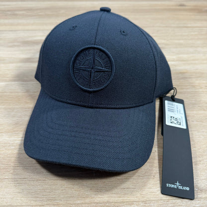 Stone Island Compass Logo Cap in Navy Castmark