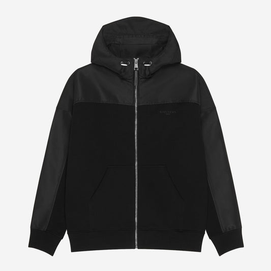 Givenchy Polyfaille Embroidered Givenchy Paris Windbreaker