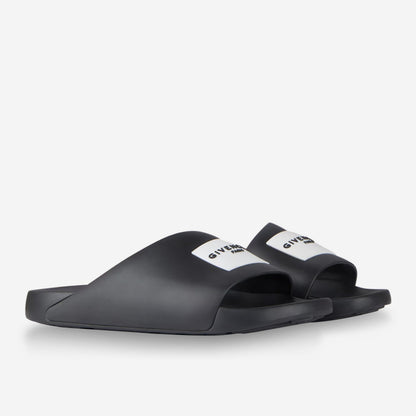 Givenchy Rubber Label Slide Mules