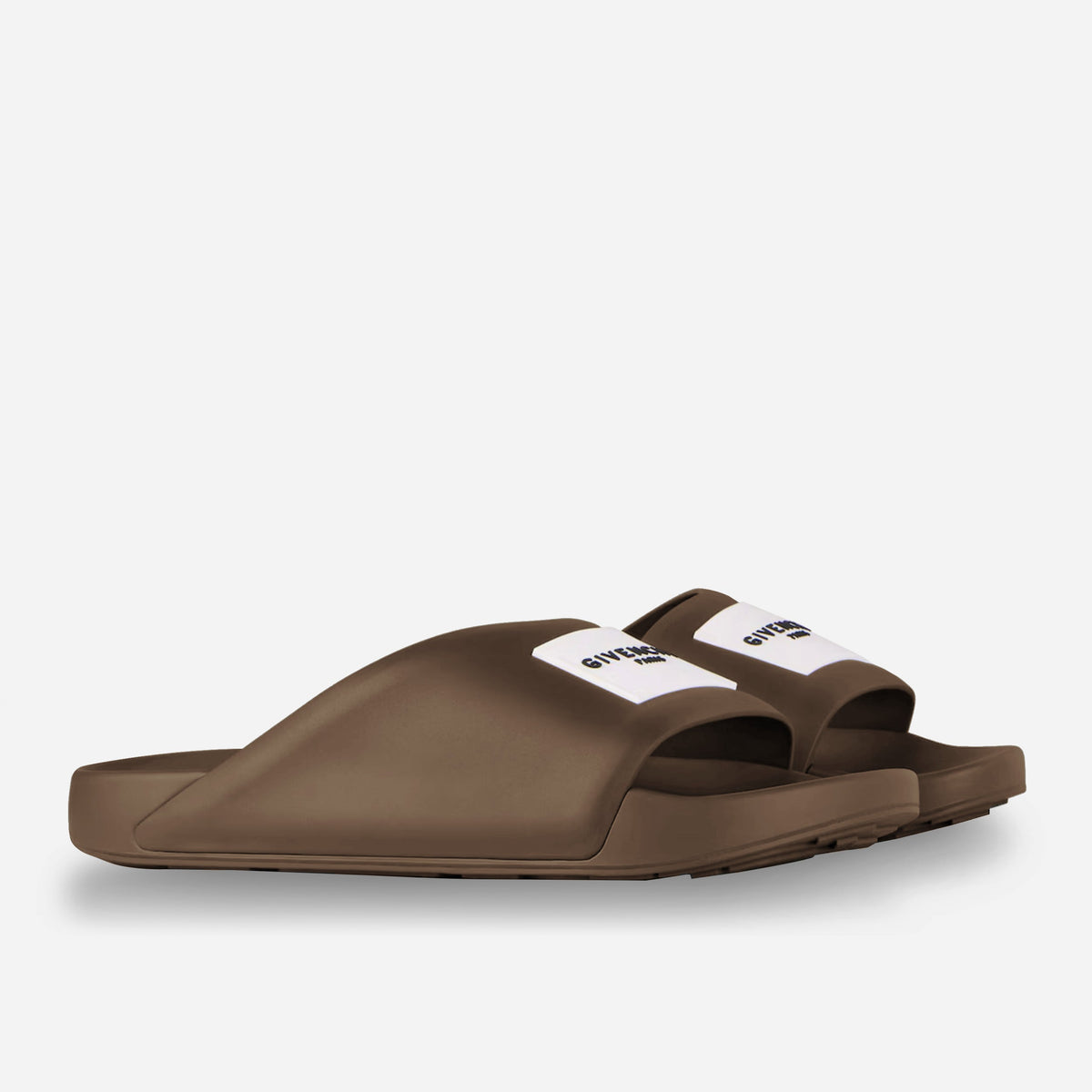 Givenchy Rubber Label Slide Mules