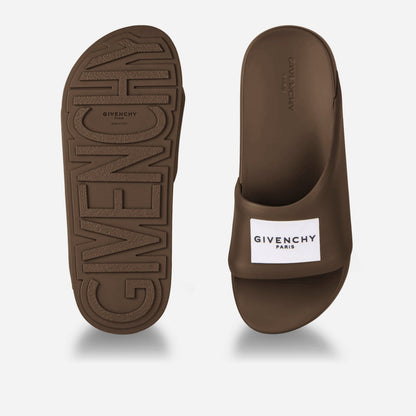 Givenchy Rubber Label Slide Mules