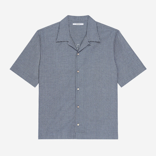 Givenchy Paris Embroidery Checked Cotton Shirt