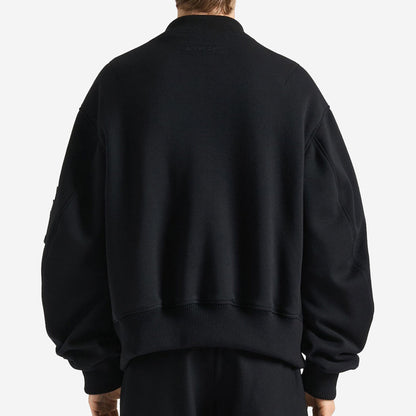 Givenchy Leather And Wool Cocoon Bomber Jacket