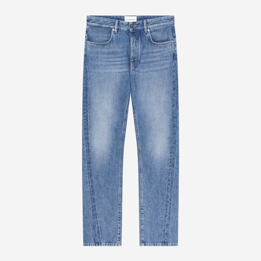 Givenchy Couture Seam Straight Fit Shadow Washed Jeans