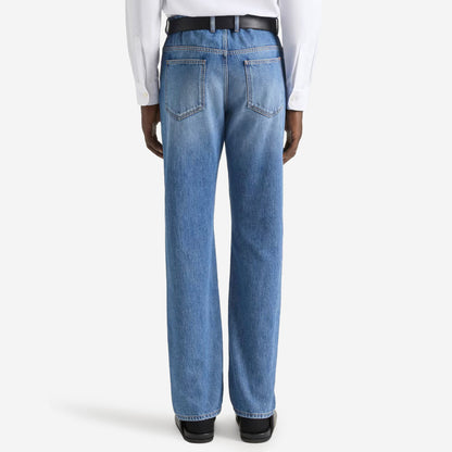 Givenchy Couture Seam Straight Fit Shadow Washed Jeans