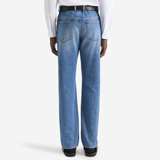 Givenchy Couture Seam Straight Fit Shadow Washed Jeans