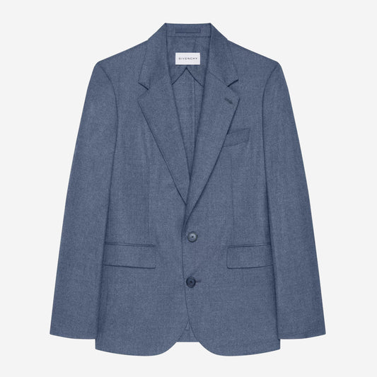 Givenchy Unconstructed Flannel Jacket