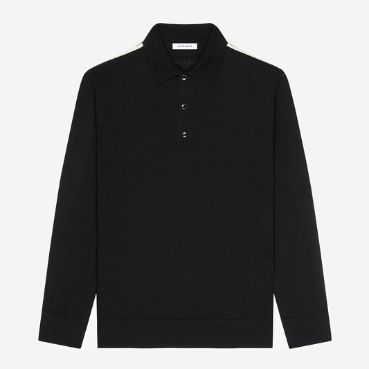 Givenchy Wool With Gros Grain Detail Polo