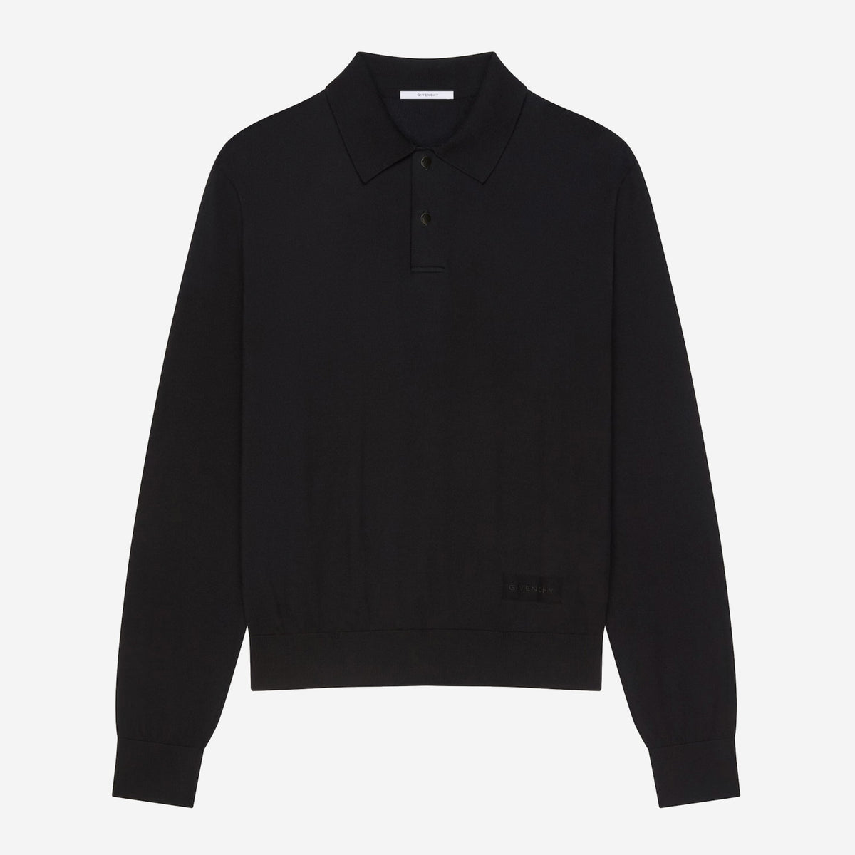 Givenchy Button Down Collar Knit Polo