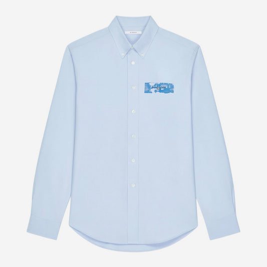 Givenchy Paris Paint Print Shirt
