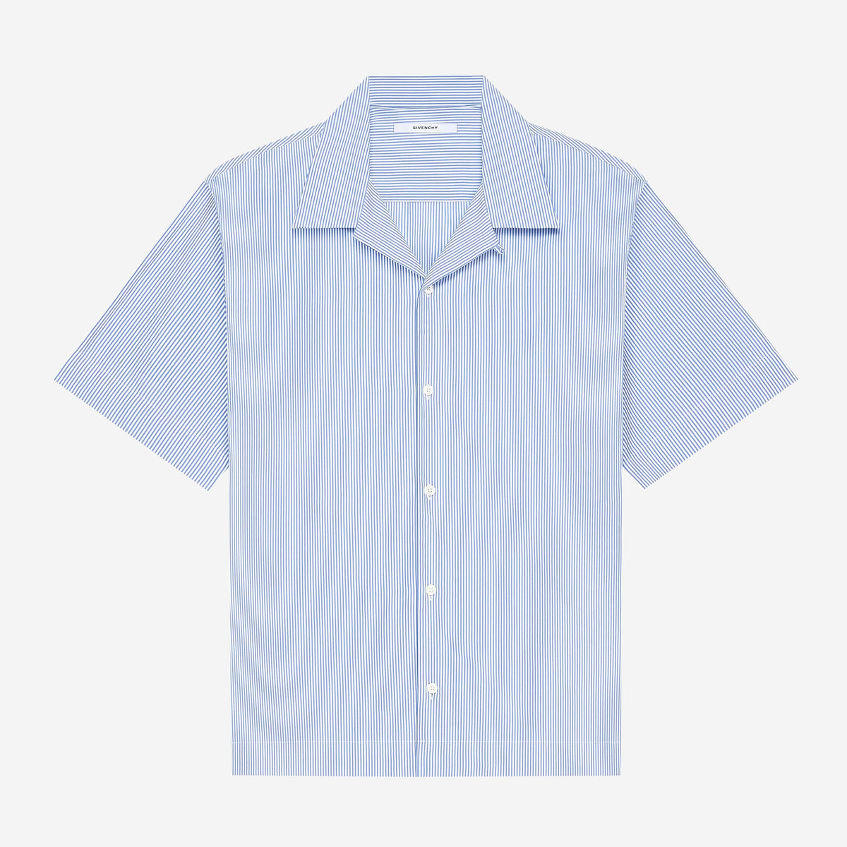 Givenchy Stamp Print Pinstripe Shirt