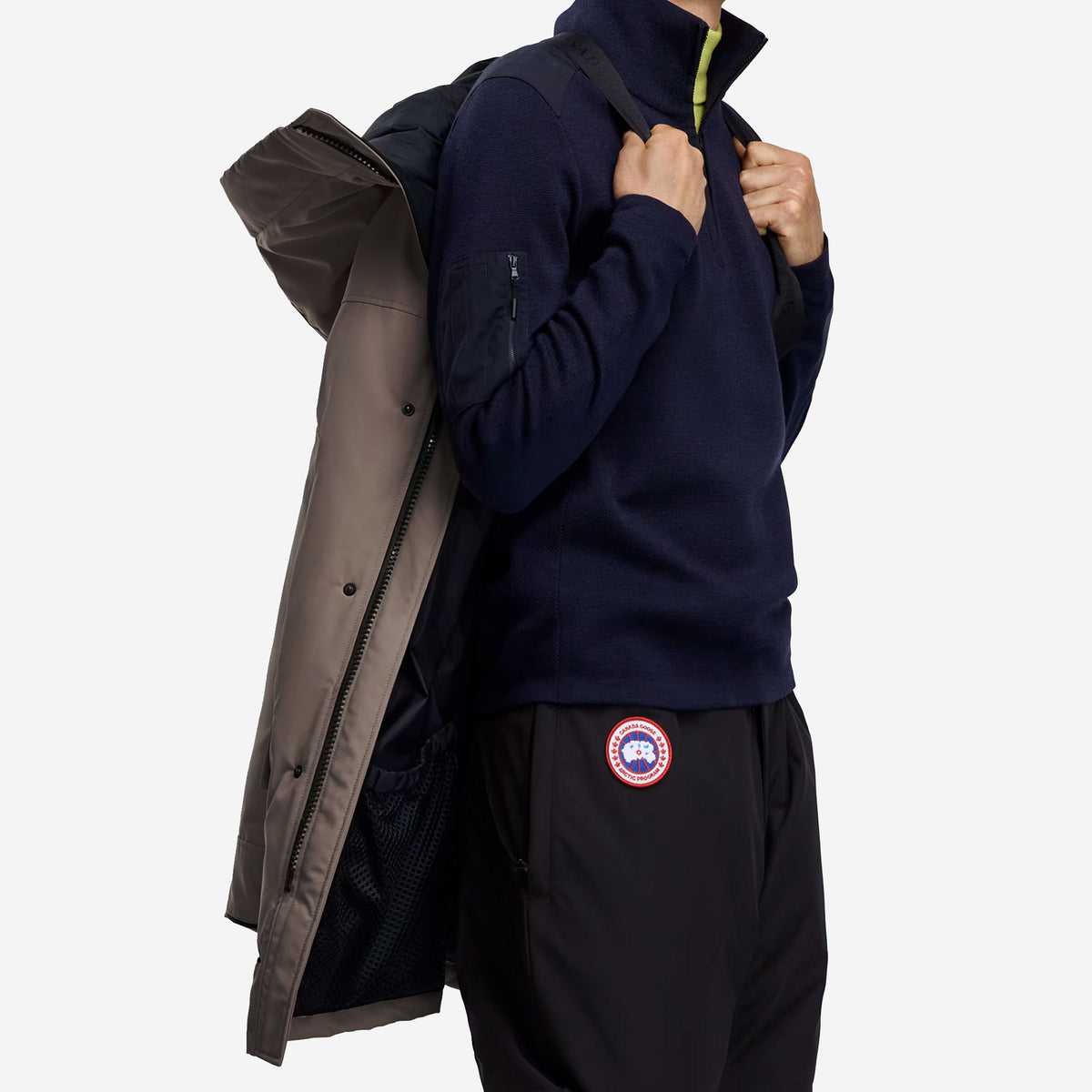 Canada Goose Langford Black Disc Parka Jacket