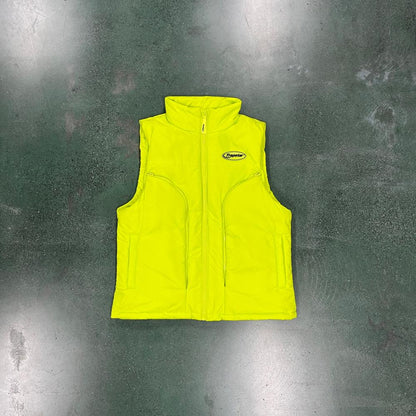 Trapstar Hyperdrive Sleeveless Jacket - Lime Green