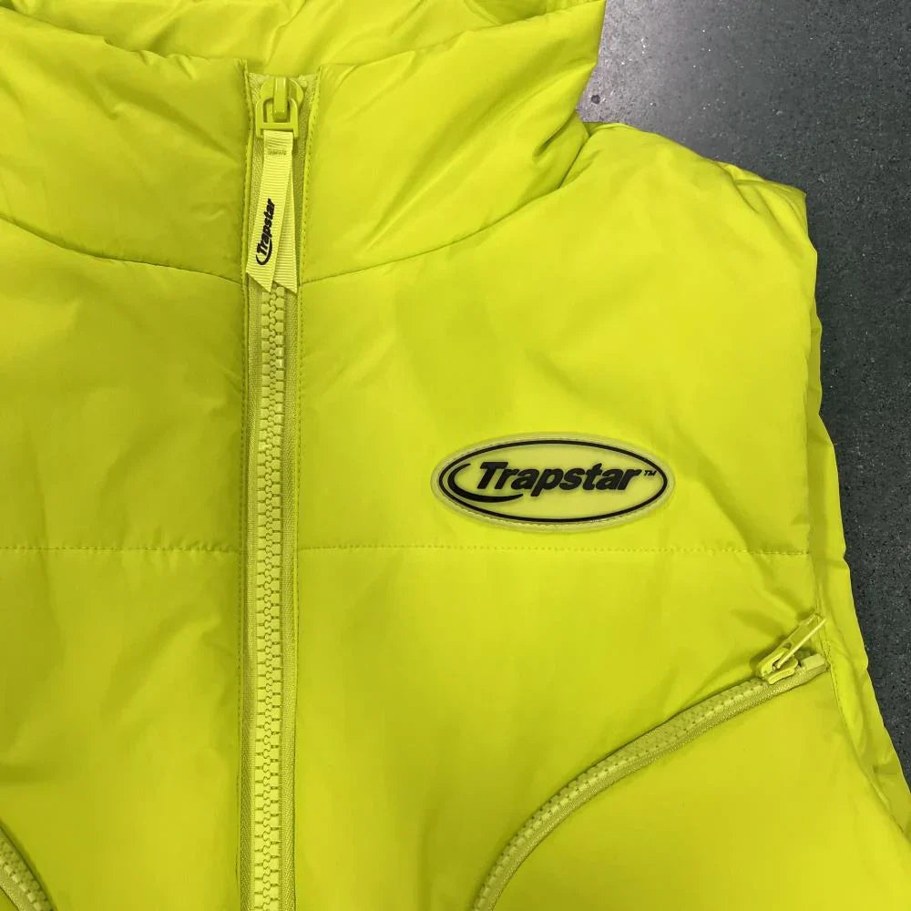 Trapstar Hyperdrive Sleeveless Jacket - Lime Green