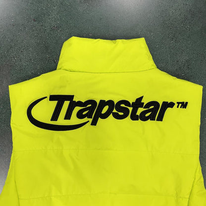 Trapstar Hyperdrive Sleeveless Jacket - Lime Green