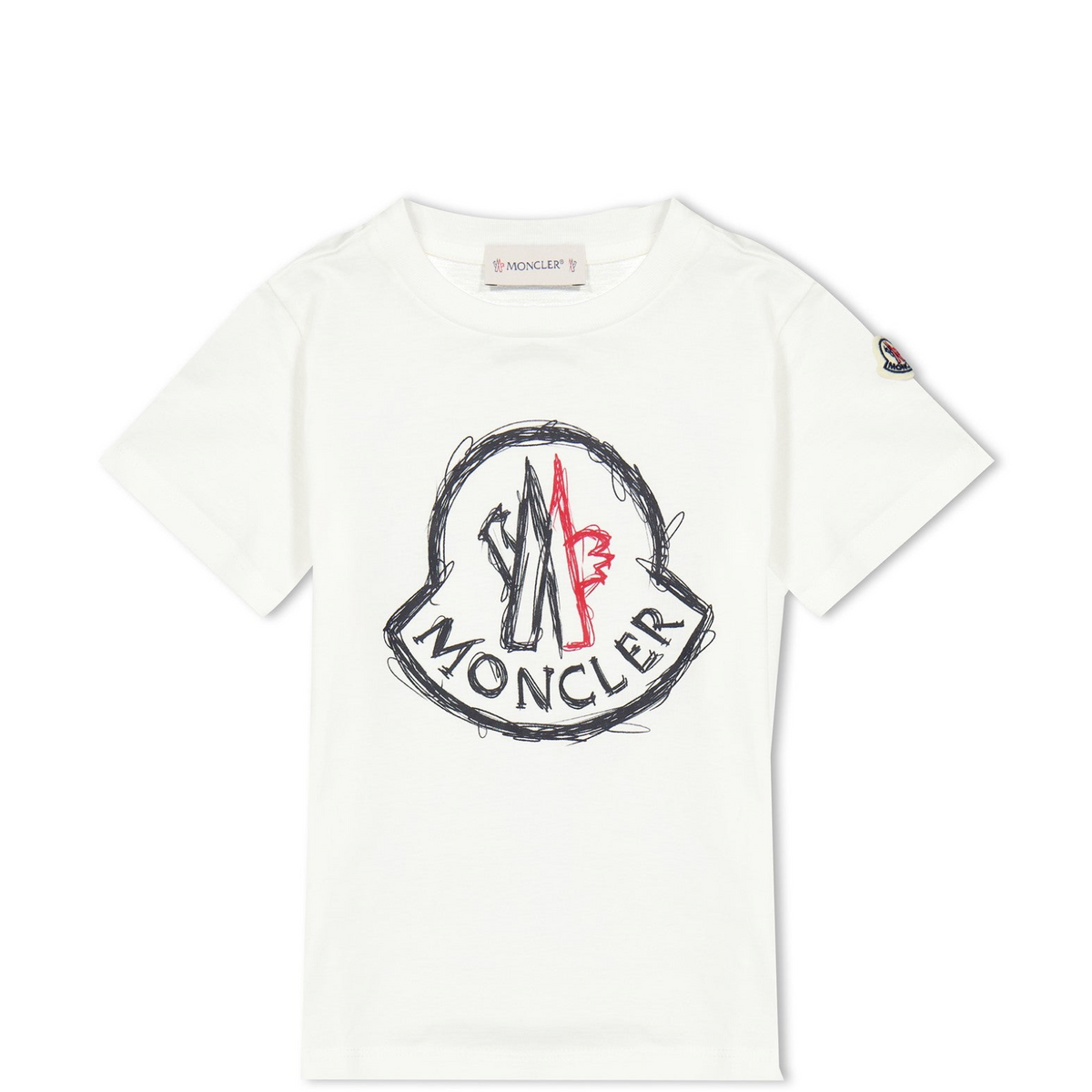 Kids Moncler Scribble Logo T-Shirt
