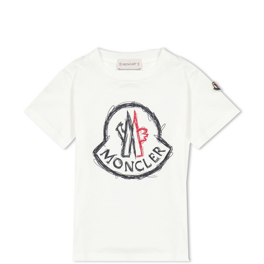 Kids Moncler Scribble Logo T-Shirt