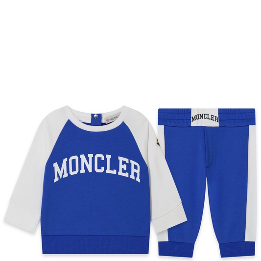 Kids Moncler Blue Logo Tracksuit
