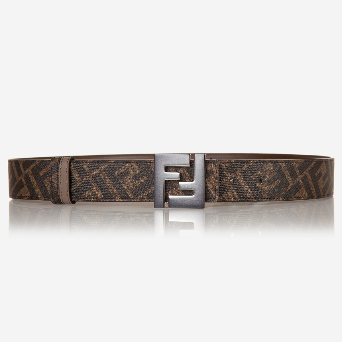 Fendi Reversible FF Buckle Leather Belt