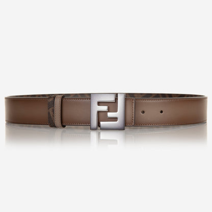Fendi Reversible FF Buckle Leather Belt