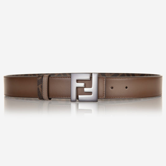 Fendi Reversible FF Buckle Leather Belt