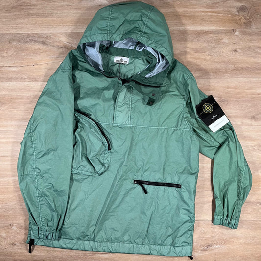 Stone Island Membrana 3L TC Anorak Jacket in Mint Castmark