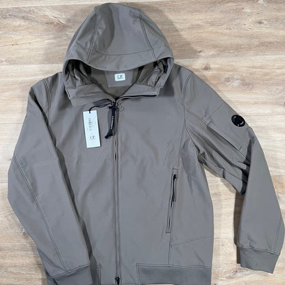 CP Company Shell-R Lens Jacket in Walnut Castmark