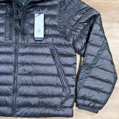 CP Company DD Shell Goggle Down Jacket in Black Castmark