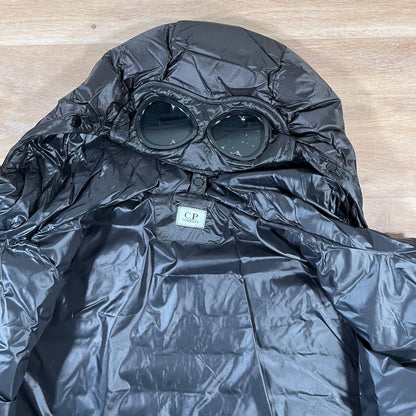CP Company DD Shell Goggle Down Jacket in Black Castmark