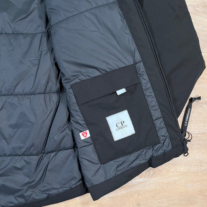CP Company Pro-Tek Padded Lens Jacket in Black Castmark