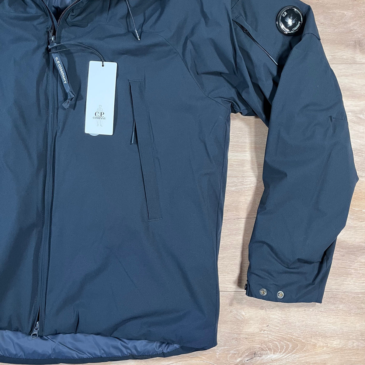 CP Company Pro-Tek Padded Lens Jacket in Navy Castmark