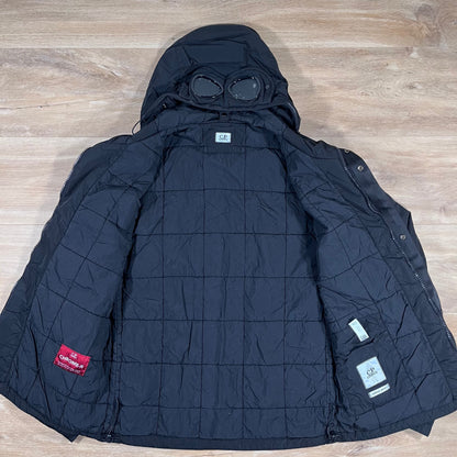 CP Company Chrome-R Goggle Jacket in Black Castmark