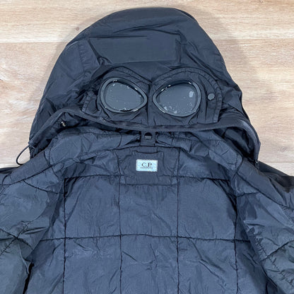 CP Company Chrome-R Goggle Jacket in Black Castmark
