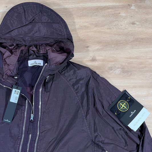 Stone Island Nylon Metal Watro-TC Convertible Jacket in Burgundy Castmark