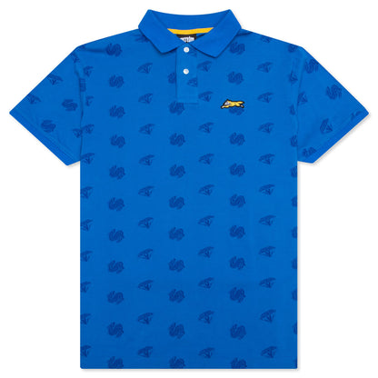 Cash Rules S/S Polo - Strong Blue