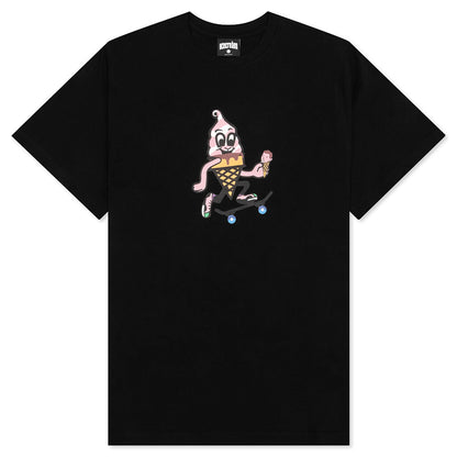 Kick Push S/S Tee - Black