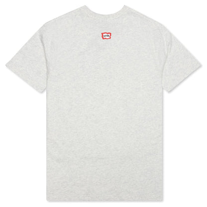 College S/S Tee - Light Heather Grey