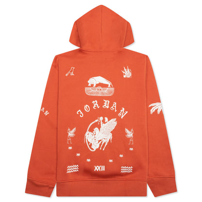 Jordan Flight Artist Series Pullover Hoodie - Light Sienna/Phantom