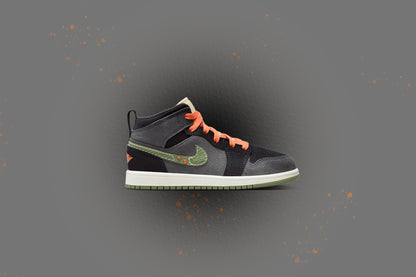 Jordan 1 Mid SE Craft (PS) - Anthracite/Sky J Light Olive/Black