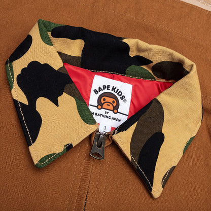 Kid's 1ST Camo Work Jacket - Brown