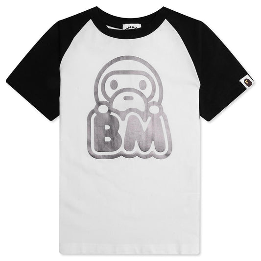 Kid's Baby Milo Raglan Tee - White