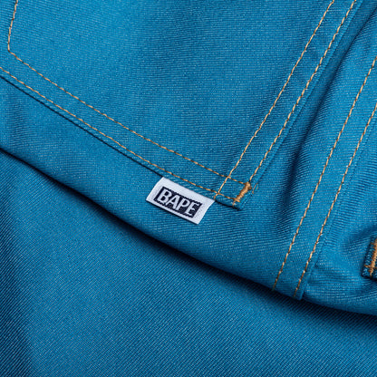 Kid's Baby Milo Rope Denim Shorts - Blue