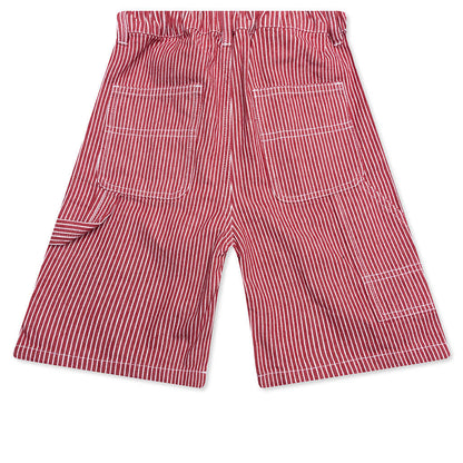 Kid's Hickory Milo Patch Painter Shorts - Red