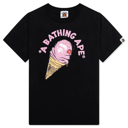 Kid's Ice Cream Tee - Black