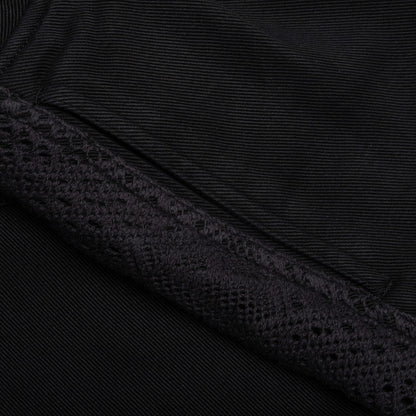 Knitted Panel Shorts - Black
