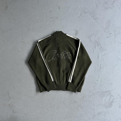 CORTEIZ Knit Zip-Up Fleece - Green
