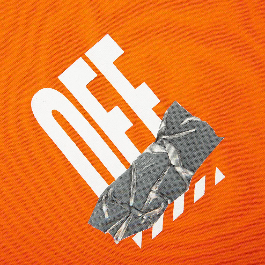 Off Active Duct Tape S/S Tee - Orange Tiger