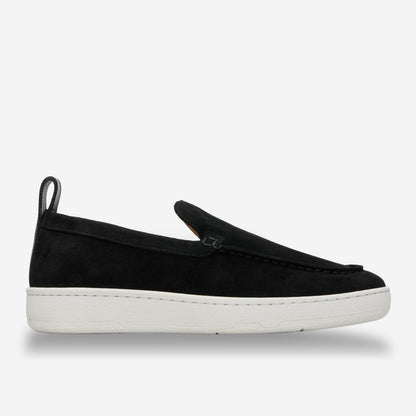Lanvin Cruiser Suede Moccasins
